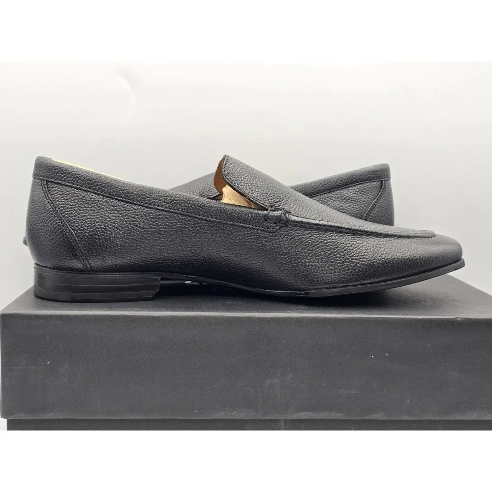 Allen Edmonds Leather Lennox Black‎ Slip On Loafer Men's Size 8D - MSRP 409$